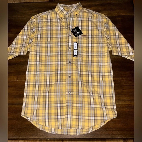 Carhartt Other - NWT Carhartt Short Sleeve Button Down Shirt 100% Cotton